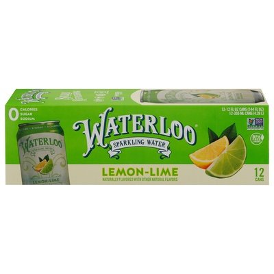 Waterloo Lime Sparkling Water 2/12/12 OZ [UNFI #60496] T