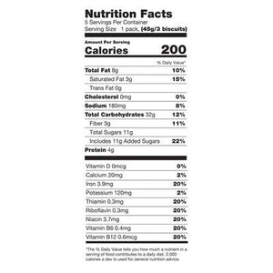 Sweet Lorens Cinnamon Sugar Breakfast Biscuit 6/8 Oz [UNFI #55179]