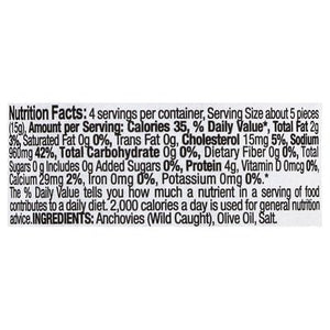 Napoleon Anchovies In Glass 12/3.5 OZ [UNFI #23881]