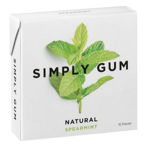 Smply Gum Spearmint 12/15 CT [UNFI #71728]