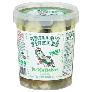 Grillos Pickles Classic Dill Pickle Halves 6/32 Oz [UNFI #20024]