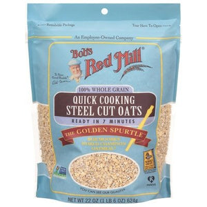 Bobs Red Mill Quick Cook Steel Cut Oats 4/22 OZ [UNFI #15336]