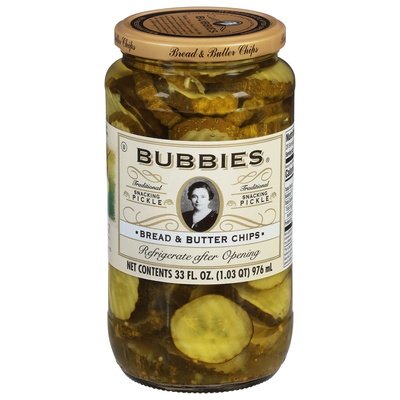 Bub Bread Btr Pickl Chps 6/33 OZ [UNFI #73845]