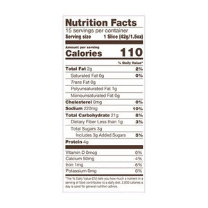 Natures Own Multi Grain Bread Thick Slice 8/22 Oz [UNFI #57609]