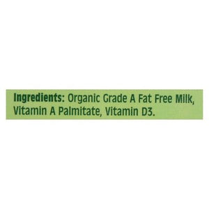 Organic Valley Ultra Pasturized Fat Free 4/128 Oz [UNFI #75260]