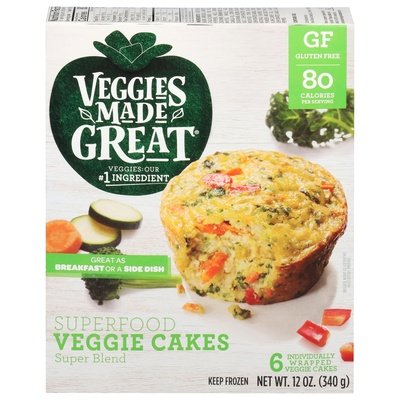 G.Lites Vegi Sprfd Cakes 8/12 OZ [UNFI #52488]