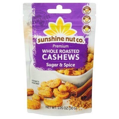 Sunshine Nut Company Whole Roasted Sugar Spice 12/1.05 Oz [UNFI #72936]