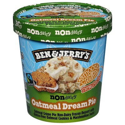 Ben & Jerrys Oatmeal Dream Pie 8/Pint [UNFI #83135]