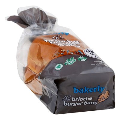 Bakerly Brioche Burger Buns 18/7.05 Oz [UNFI #47057]