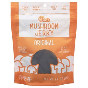 Pans Mushroom Jerky Original 6/2.2 Oz [UNFI #30990]