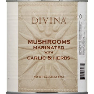 Divina Mushrooms Marinated W Gar Herb 2/6.25 LB [Peterson #60578]