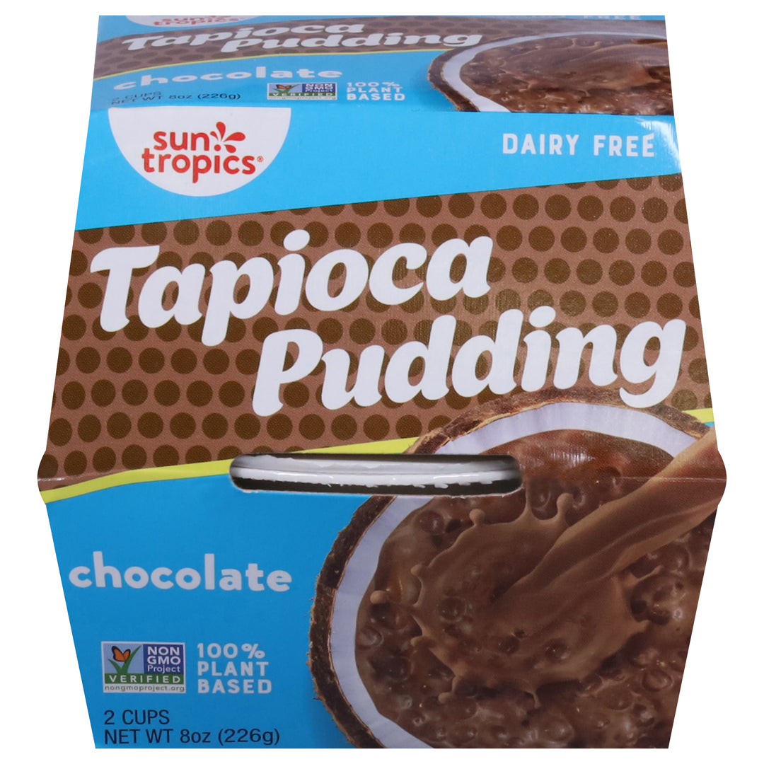 Sun Tropics Chocolate Tapicoa Pudding 6/8 OZ [UNFI #25709]