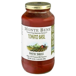 Monte Bene Pasta Sce Tomato Basil 6/24 OZ [UNFI #53230]