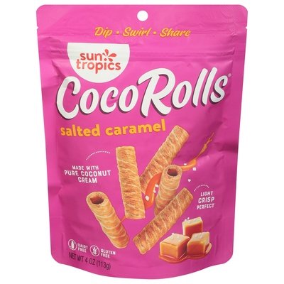 Sun Tropics Coco Rolls Salted Caramel 12/4 Oz [UNFI #49505]