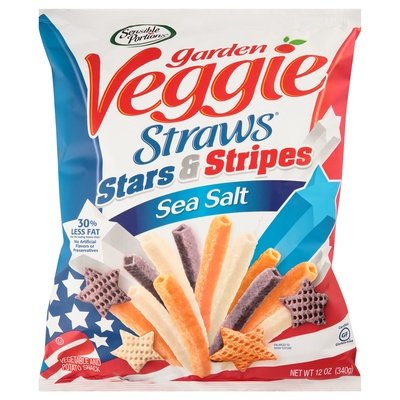 S P Veg Straws Star&Strp 6/12 OZ [UNFI #53094]