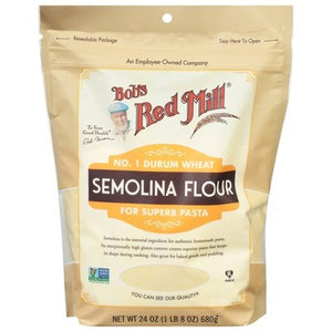 Bobs Flour Semolina 4/24 OZ [UNFI #32538]