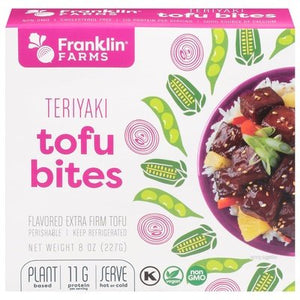 Franklin Farms Tofu Bites Teriyaki 6/8 OZ [UNFI #74539]