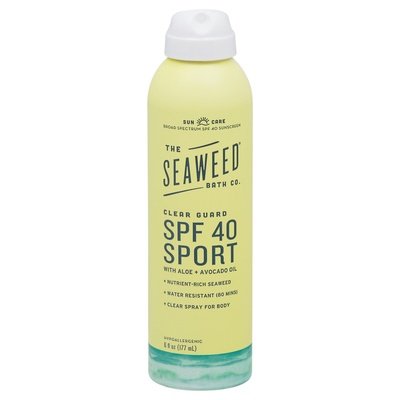 Seaweed Bath Co Clear Guard Sport SPF40  6 OZ [UNFI #33988] T