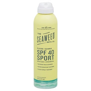 Seaweed Bath Co Clear Guard Sport SPF40  6 OZ [UNFI #33988] T