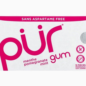 Pur Gum Pomegranate 9 Pc 12/12.6GR [UNFI #88232]