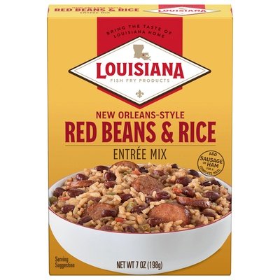 Louisiana Fish Fry Red Bean Rce Mx, New Orleans 6/7 Oz [UNFI #30071]