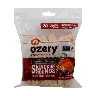 Ozery Cran Orng Snck Rnd 6/10.6 OZ [UNFI #62484]