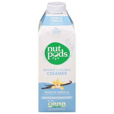 Nutpods Creamer,Frnch Van,Unsweetened 6/25.4 OZ [UNFI #37943]