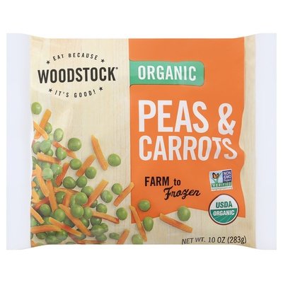 Woodstock Peas & Carrots 12/10 Oz [UNFI #71307]