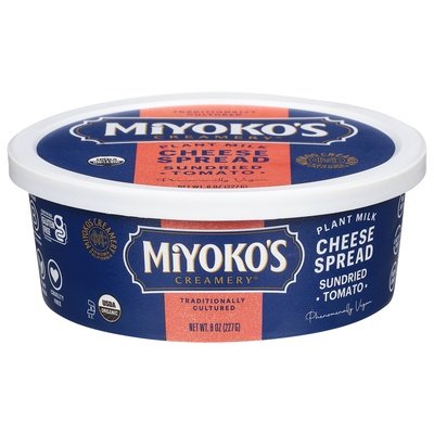 Miyokos Creamery Sundried Tomato Garlic 6/8 Oz [UNFI #86846]