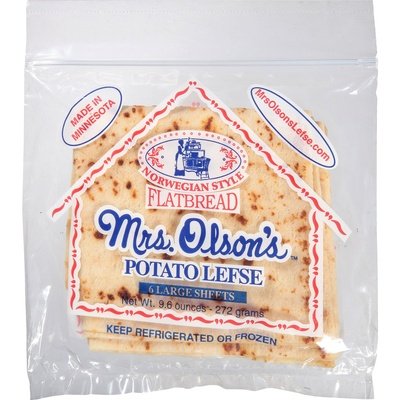 Mrs.Olsons Lefse Potato 16/9.6 Oz [Peterson #50700]