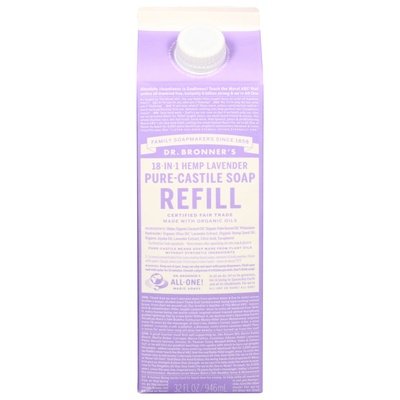 Dr. Bronners Lavender Refill 32 Oz [UNFI #6577]