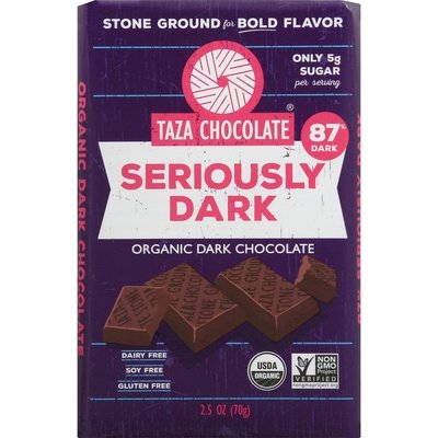 OG2 Taza Chocolate Stone Ground 87 Dark 10/2.5 OZ [UNFI #47583]