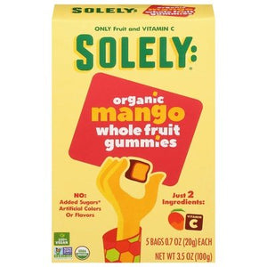 OG2 Solely Mango Whole Fruit Gummies 8/3.5 OZ [UNFI #67791]