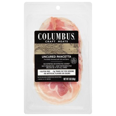 Columbus Pancetta Sliced 12/3 Oz [Peterson #26749]