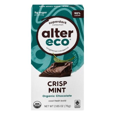 OG2 Alter Eco Sprdark Crisp Mint Bar 90 12/2.65 OZ [UNFI #32051]