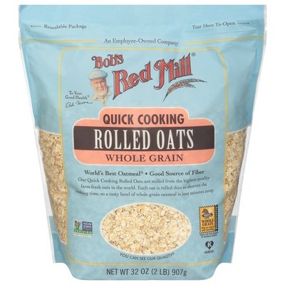 Bobs Red Mill Quick Cooking Rolled Oats 4/32 OZ [UNFI #15327]