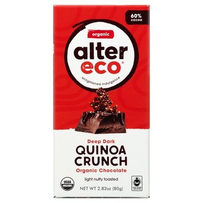 OG2 Alter Eco Dark Choc Quinoa Bar 12/2.82 OZ [UNFI #22137]