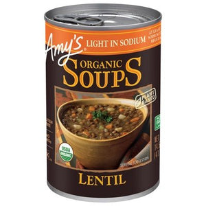 OG2 Amys Low Sodium Lentil Soup 12/14.5 OZ [UNFI #23711]