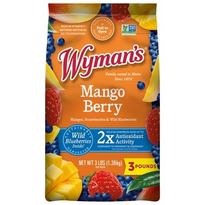 Wymans Blubry/Straw/Mngo 6/3 LB [UNFI #69047]