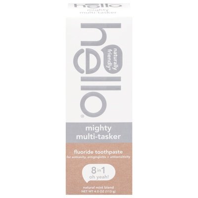 Hello Products Mighty Multitasker Fluoride 4 Oz [UNFI #54802]