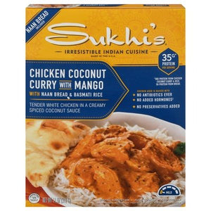 Sukhis Chicken Cnut Curry Wrice&Naan 6/11 Oz [UNFI #71775]