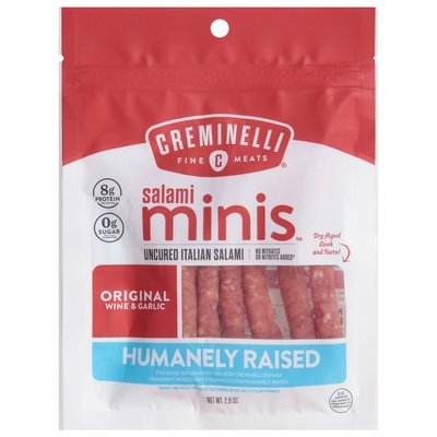 Creminelli Fine Meats Mini Salame Original 12/2.6 Oz [Peterson #24409]