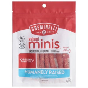 Creminelli Fine Meats Mini Salame Original 12/2.6 Oz [Peterson #24409]