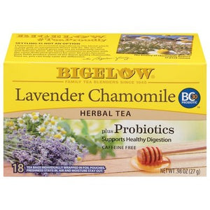 Bigelow Lavender Chamomile+Probiotics 6/18 Bag [UNFI #02737]