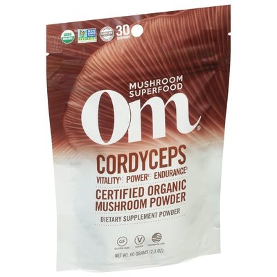 Om Cordyceps Mushroom Superfood 2.1 Oz [UNFI #87183]