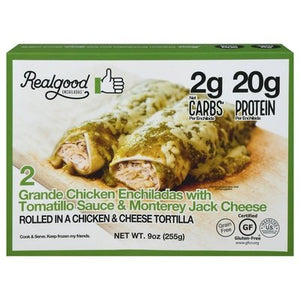 Real Good Foods Chicken Enchilada Tomatillo 8/9 OZ [UNFI #85977]