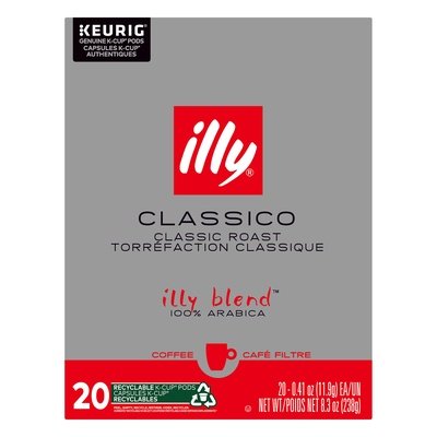 Illy Caffe Kcup Classico Keurig 4/20 Ct [UNFI #22007]