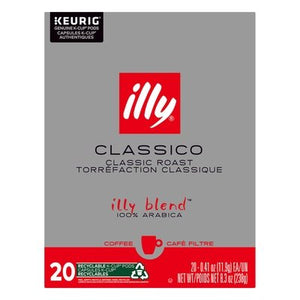 Illy Caffe Kcup Classico Keurig 4/20 Ct [UNFI #22007]