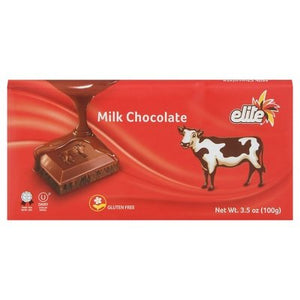 Elite Milk Chocolate Bar 12/3.5 Oz [UNFI #17360]