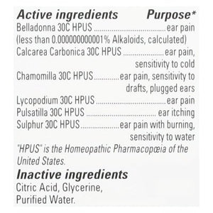 Hylands Earache Drops .33 Oz [UNFI #44007]